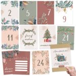 Karten Adventskalender für die Partnerin - Set 2