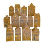 Adv Häuser Kisten Altstadt Packpapier