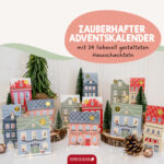 Adv Häuser Kisten Tüten Weihnachtsstadt Pastell – Bild 2