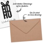 3 Klappkarten mit Holzanhängern - Weihnachten Set 01 – Bild 2