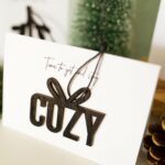 3 Klappkarten mit Holzanhängern - Joyful&Cozy Set 02 – Bild 3