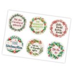 Weihnachtsgeschenktüte XXL Set 2 Weihnachtskränze – Bild 3