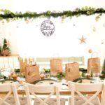 6 goldfolierte Geschenktüten – Holly Jolly – Bild 2