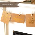 6 goldfolierte Geschenktüten – Holly Jolly – Bild 3