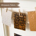 6 goldfolierte Geschenktüten – Holy Night – Bild 6