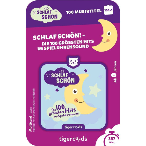 tigercard - Schlaf schön! - Die 100 grössten Hits im Spieluhrensound