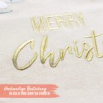 Geschenksäckchen zu Weihnachten - Cremefarben bunt – Bild 4