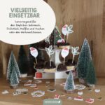 Kuchen Etagere zu Weihnachten