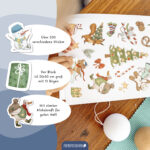 Stickerblock Weihnachten Aquarell – Bild 2