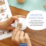 Stickerblock Weihnachten Aquarell – Bild 5