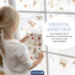 Fensteraufkleber Wintertiere – Bild 5