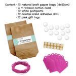 Osterhasen - Tüten mit Pompom - (pink) – Bild 3