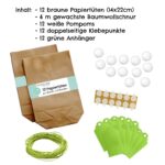 Osterhasen - Tüten mit Pompom - grüne Farbe – Bild 2