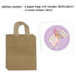 XXL Ostertüten Henkel 5 - braun - pastell – Bild 4