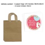 XXL Ostertüten Henkel 6 - braun - kräftig – Bild 4