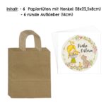 XXL Ostertüten Henkel 7-  braun - packpapier – Bild 3