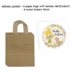 XXL Ostertüten Henkel 7-  braun - packpapier – Bild 4