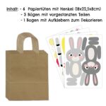 XXL Ostertüten Henkel 9 - Mix Hase Schaf Huhn – Bild 3