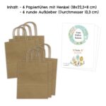 XXL Ostertüten Henkel - braun - Frühling Türkis Set 11 – Bild 6