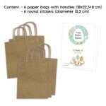 XXL Ostertüten Henkel - braun - Frühling Türkis Set 11 – Bild 7