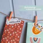 12 Geschenktüten mit Anhängern zu Ostern - PN3 Boho - Set 9 – Bild 4