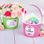 Osterbecher - Osternest bunt  - mit Henkel - Set 2 Bunt – Bild 5