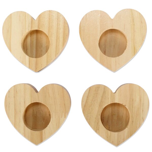 Ostern Eierbecher - Herz - Set 3