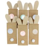 Hasentüte mit Pompom und Ohren - Set 2 - Pastell