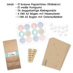 Hasentüte mit Pompom und Ohren - Set 2 - Pastell – Bild 2