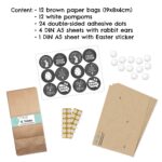 Hasentüte mit Pompom und Ohren - Set 3 - Tafel – Bild 3