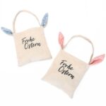 Oster Stoffsäckchen - Groß mit Ohren und Henkel - Set 3