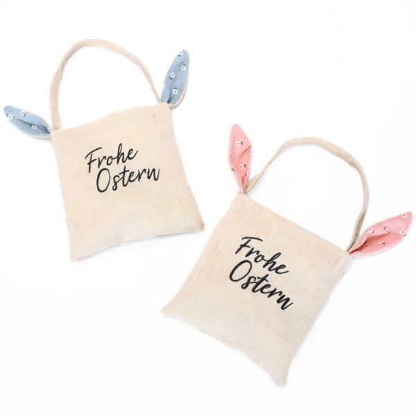 Oster Stoffsäckchen - Groß mit Ohren und Henkel - Set 3