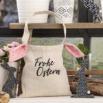 Oster Stoffsäckchen - Groß mit Ohren und Henkel - Set 3 – Bild 2