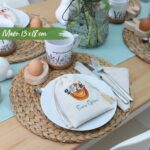 Ostern Leinensäckchen - 6er - Boho - Set 2 – Bild 2