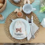 Ostern Leinensäckchen - 6er - Boho - Set 2 – Bild 5