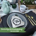 Ostern Leinensäckchen - 6er - Hasen - Set 3 – Bild 3