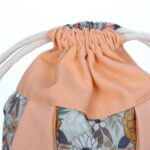 Ostern Rucksack Blumen pfirsichfarben – Bild 4