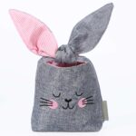 Osternest Stoff Ohren - Set 2 - Rosa