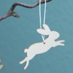 Ostern Cutout Anhänger - Hasen - Set 2 – Bild 2