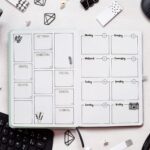 Bullet Journal – (Geometrisch) – Notizbuch A5 gepunktet – Bild 4