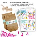 Adventskalender Einhörner – zum Aufkleben – Bild 2