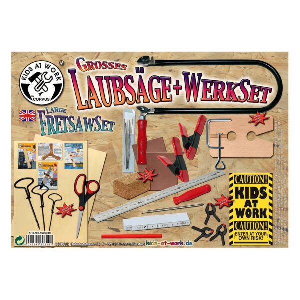 Laubsäge und Werkset LX02