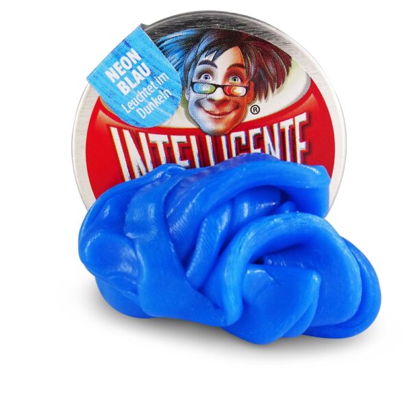 Intelligente Knete Kleine Dosen Neon Blau