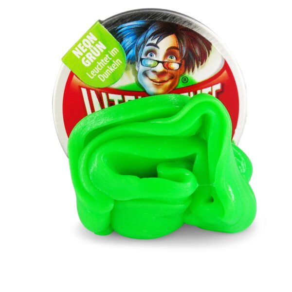 Intelligente Knete Kleine Dosen Neon Grün