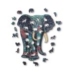 Aniwood Puzzle Motiv Elefant (M) – Bild 3