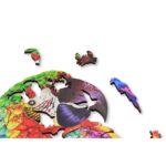 Aniwood Puzzle Motiv Papagei (M) – Bild 4