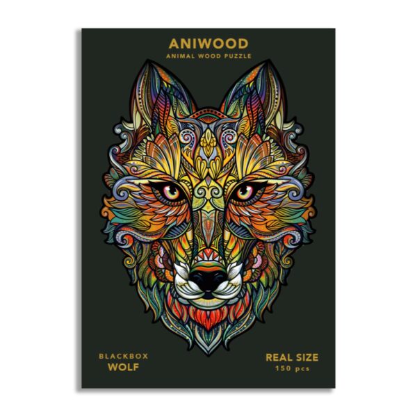 Aniwood Puzzle Motiv Wolf (M)