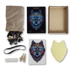 Aniwood Puzzle Motiv Wolf (S) – Bild 3