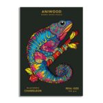 Aniwood Puzzle Motiv Chamäleon (M)