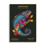 Aniwood Puzzle Motiv Chamäleon (S)